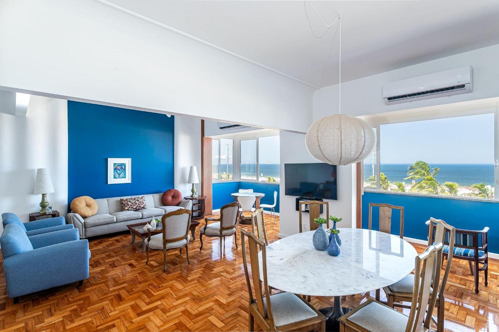 Luxuoso 3qtos Vista Mar Em Copacabana | A 2440/515 Apartamento Rio de Janeiro